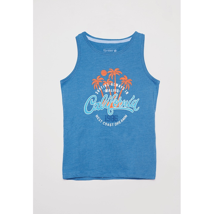 Polera Surfing Sin Mangas Azul Familyshop 1