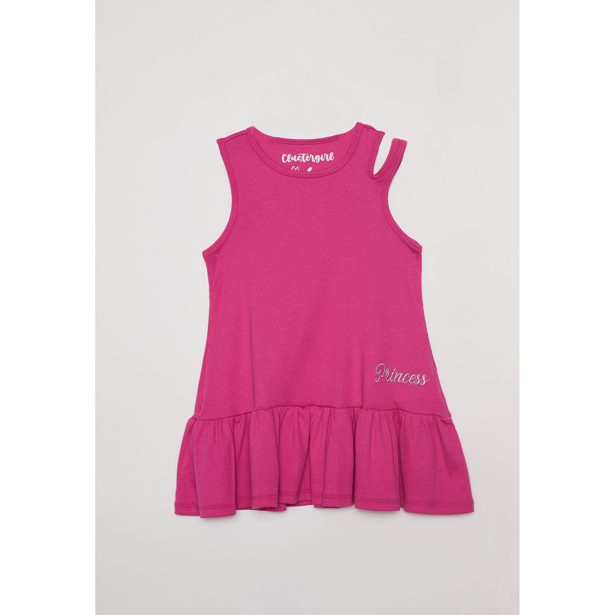 Vestido Niña Sin Mangas Fucsia Familyshop 1