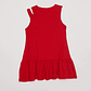 Vestido Niña Cut Out Rojo Familyshop - Miniatura 2