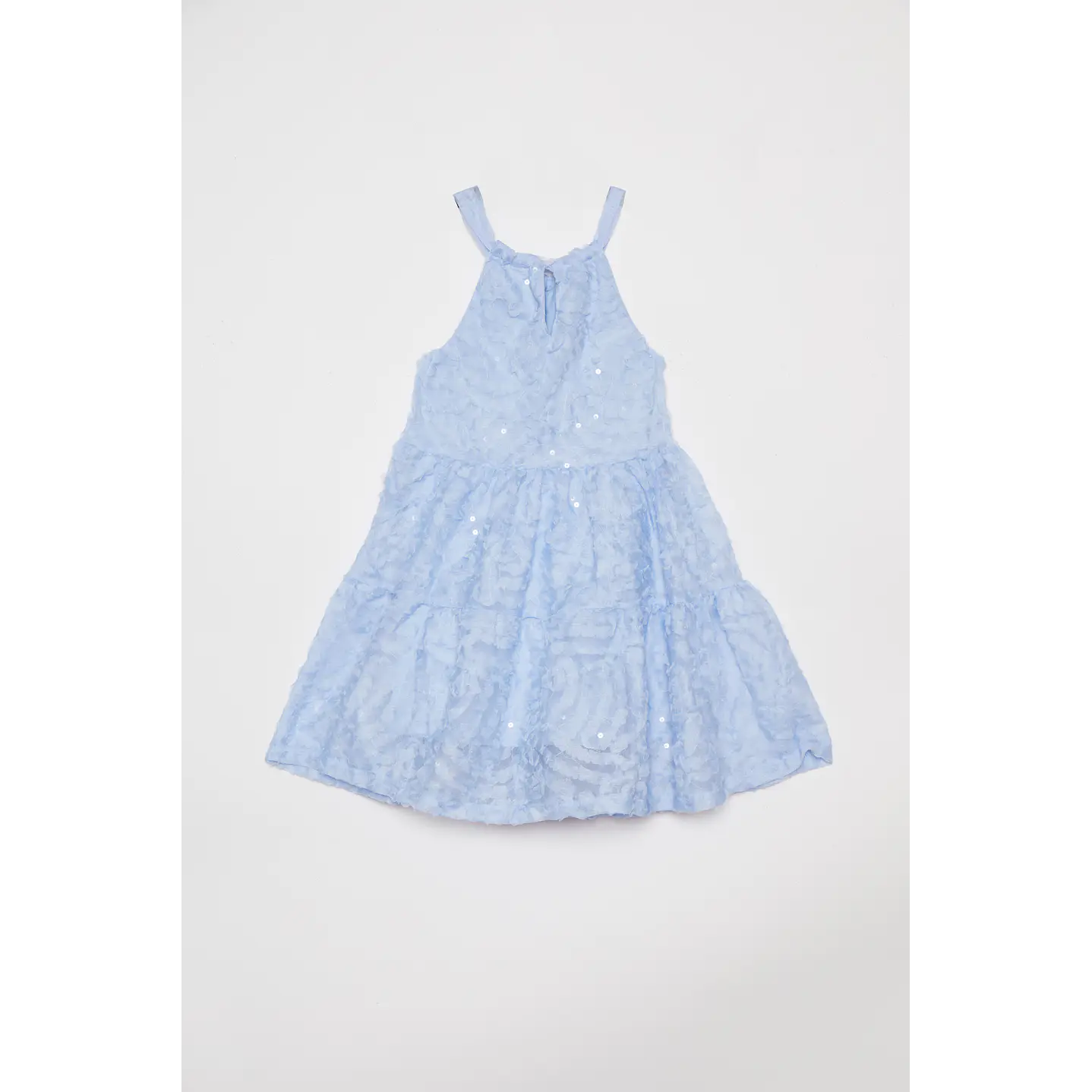 Vestido Niña Sin Mangas Celeste Familyshop 2