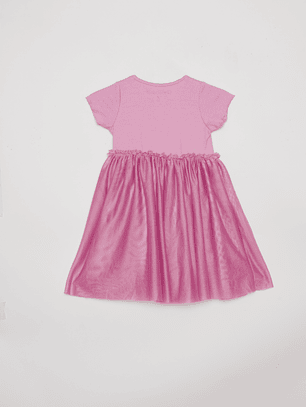 Vestido Niña Gato Rosado Familyshop