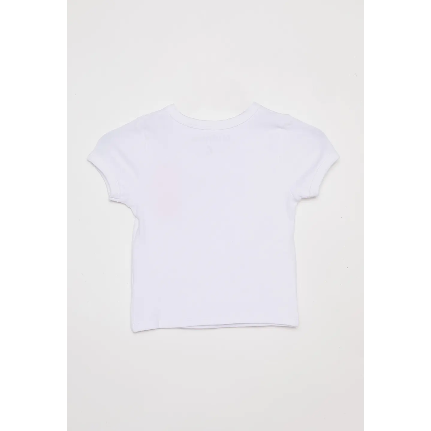 Polera Niña Lazos Blanco Familyshop 2