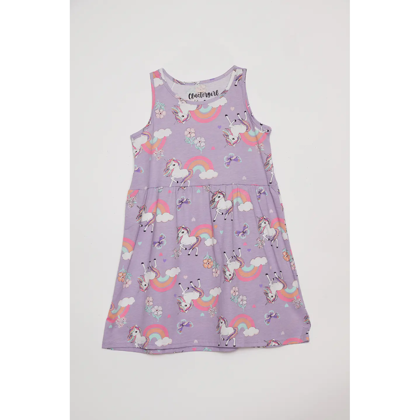 Vestido Niña Unicornio Lila Familyshop 1
