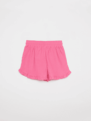 Short Niña Corto Fucsia Familyshop