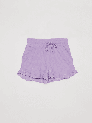 Short Niña Corto Morado Familyshop