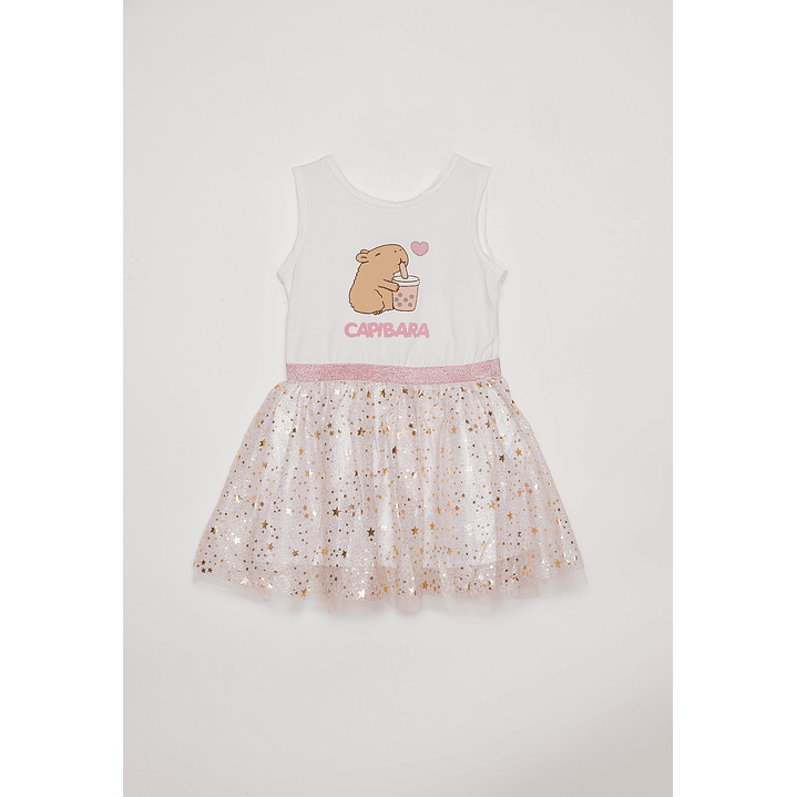 Vestido Niña Queen Blanco Familyshop 1
