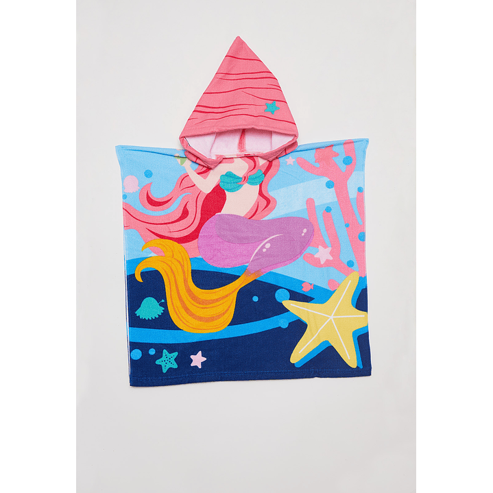 Toalla Infantil Sirena Azul Familyshop 1