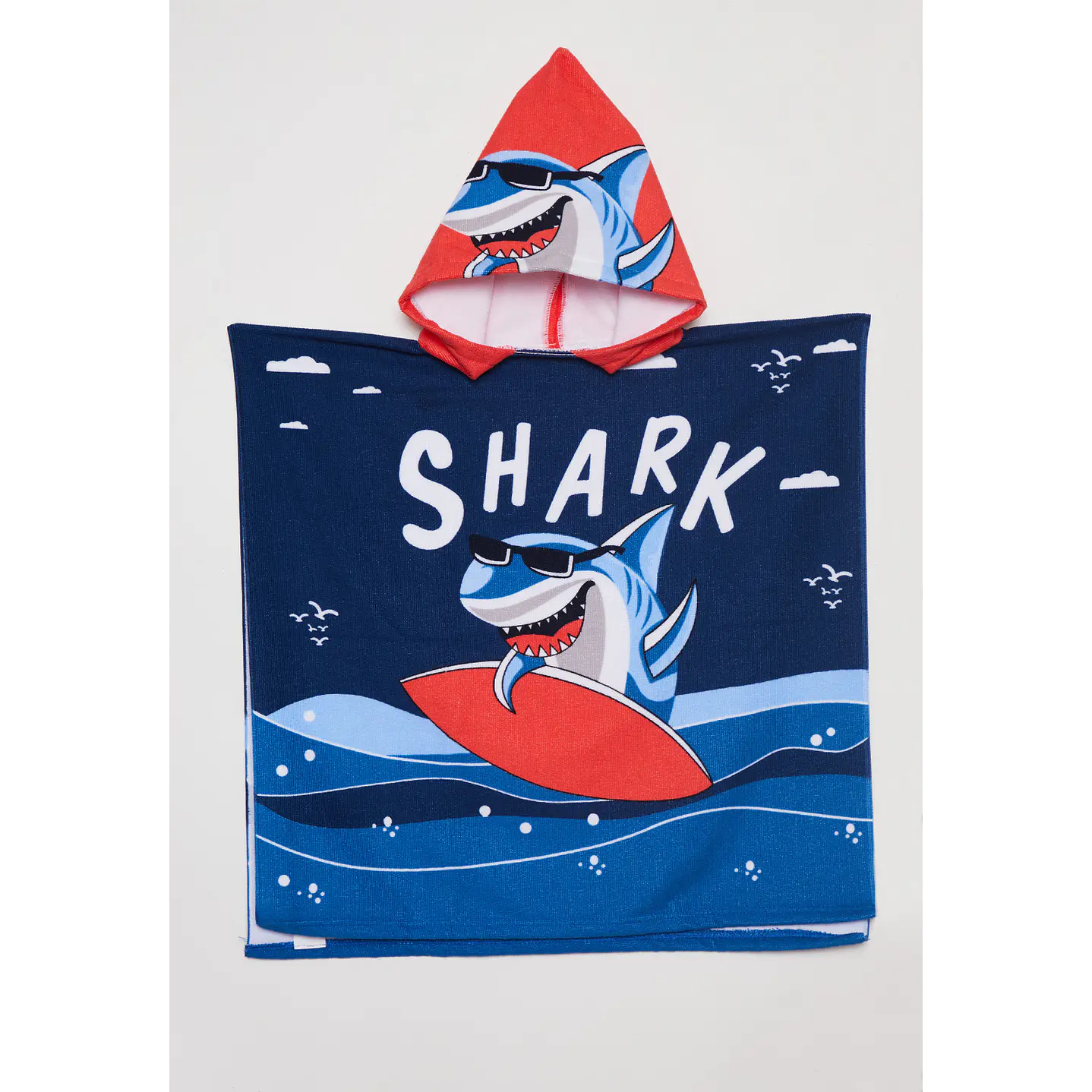 Toalla Infantil Shark Azul Familyshop 1