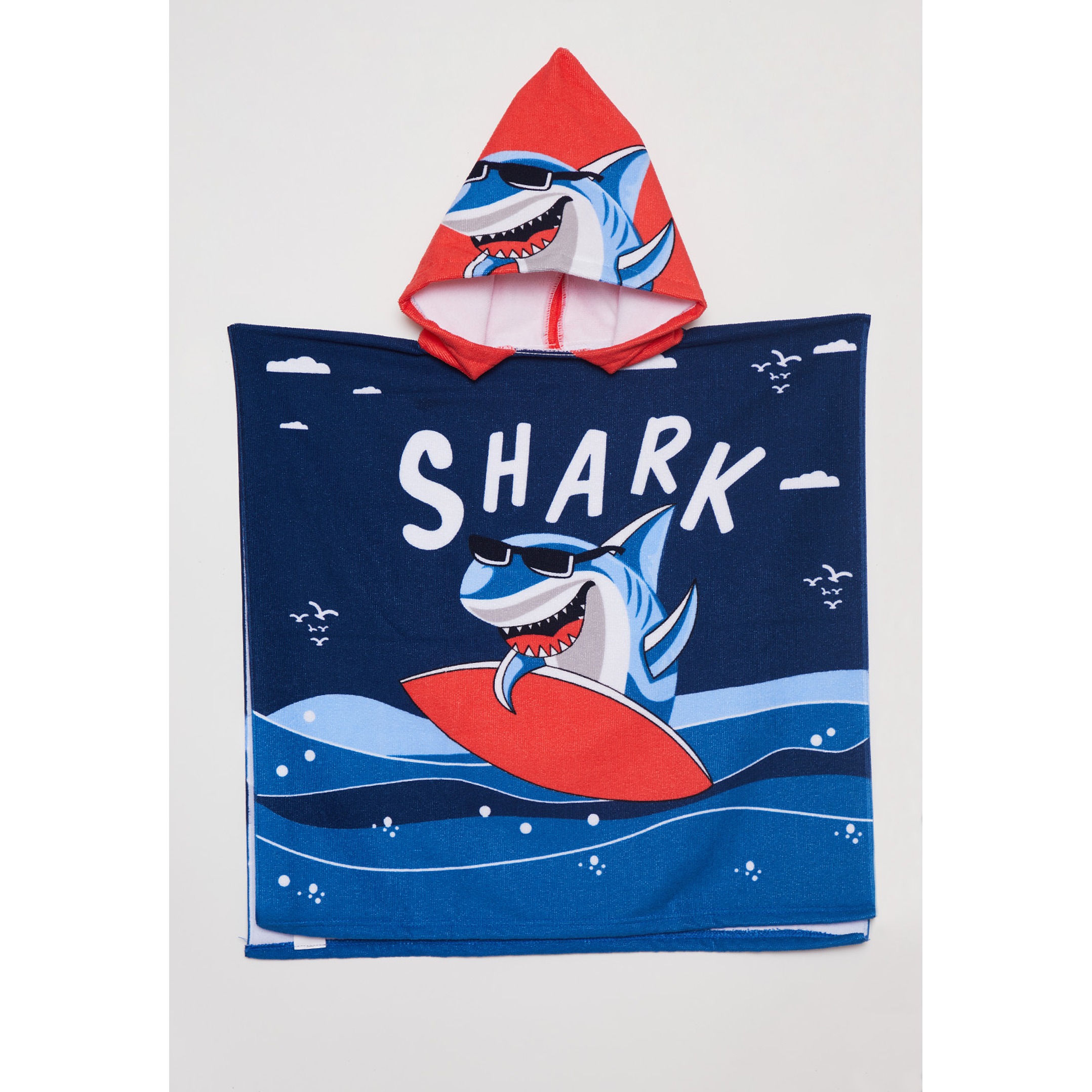Toalla Infantil Shark Azul Familyshop 1