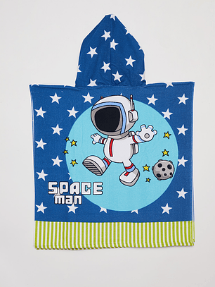 Toalla Infantil Astronauta Azul Familyshop
