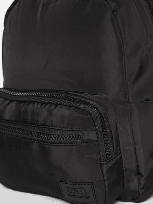 Cartera Tela Acolchada Mujer Negro Familyshop