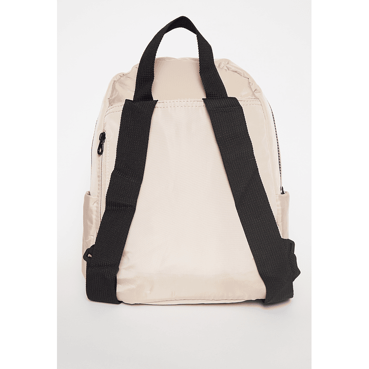 Cartera Tela Acolchada Mujer Beige Familyshop 3