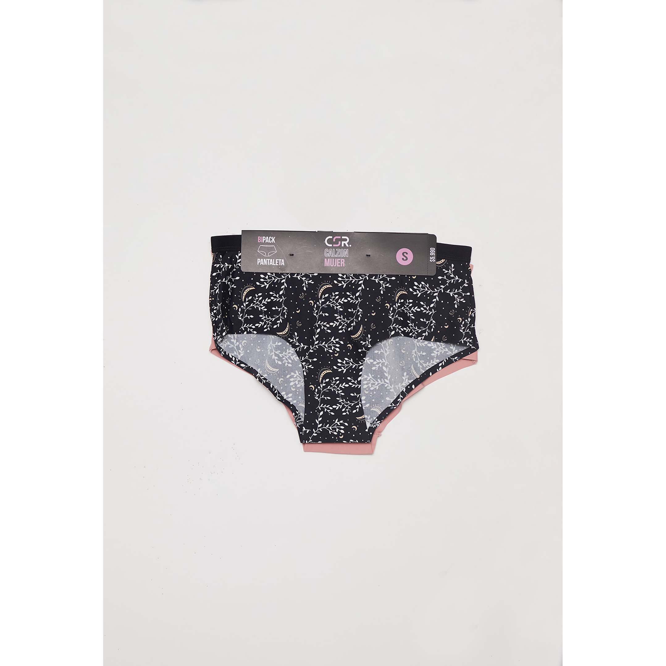 Calzón Micro Liso Mujer Negro Familyshop 3