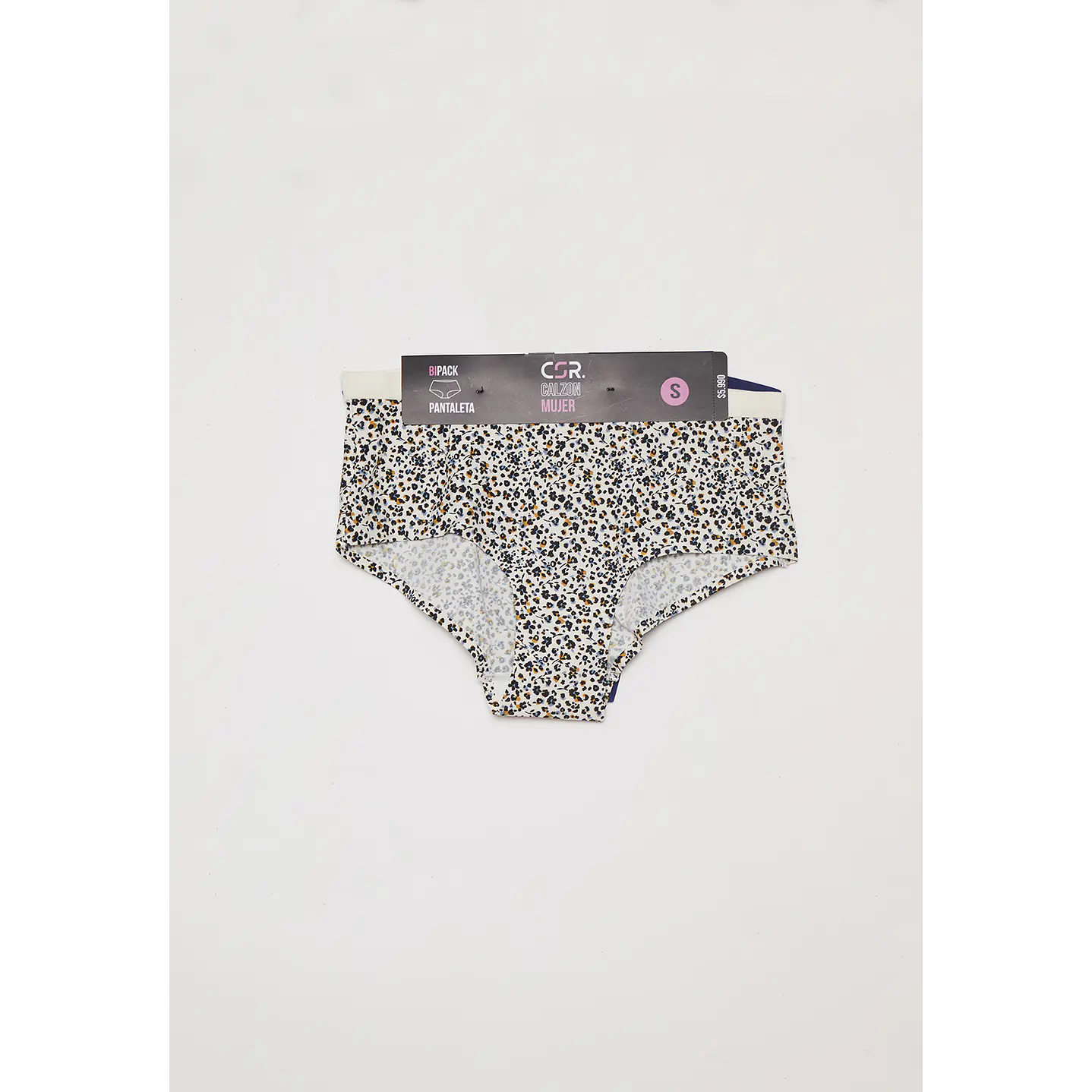 Calzón Bipack Pantaleta Microfibra Mujer Amarillo Familyshop 3