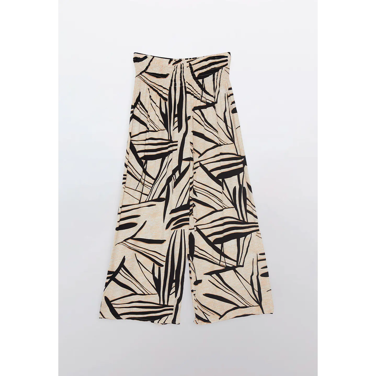 Pantalón Palazzo Mujer Beige Familyshop 2
