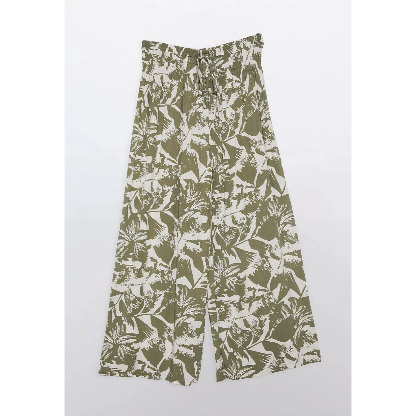 Pantalón Palazzo Mujer Verde Familyshop 1