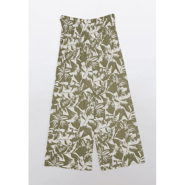 Pantalón Palazzo Mujer Verde Familyshop 2