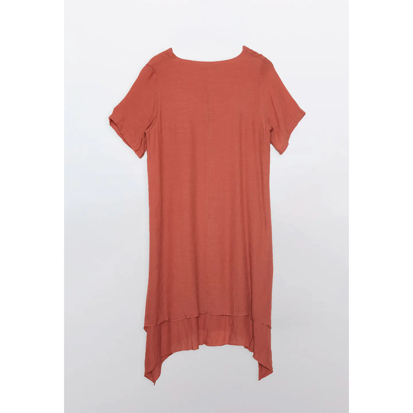Vestido Mujer Manga Corta Coral Familyshop 2