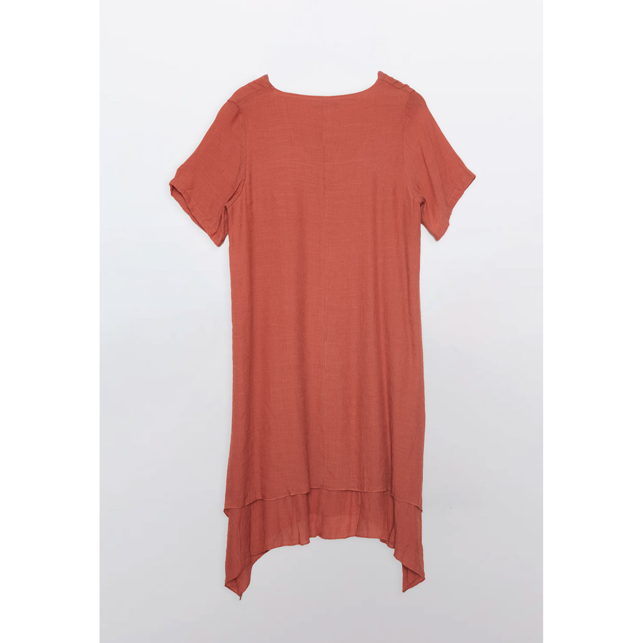 Vestido Mujer Manga Corta Coral Familyshop 2