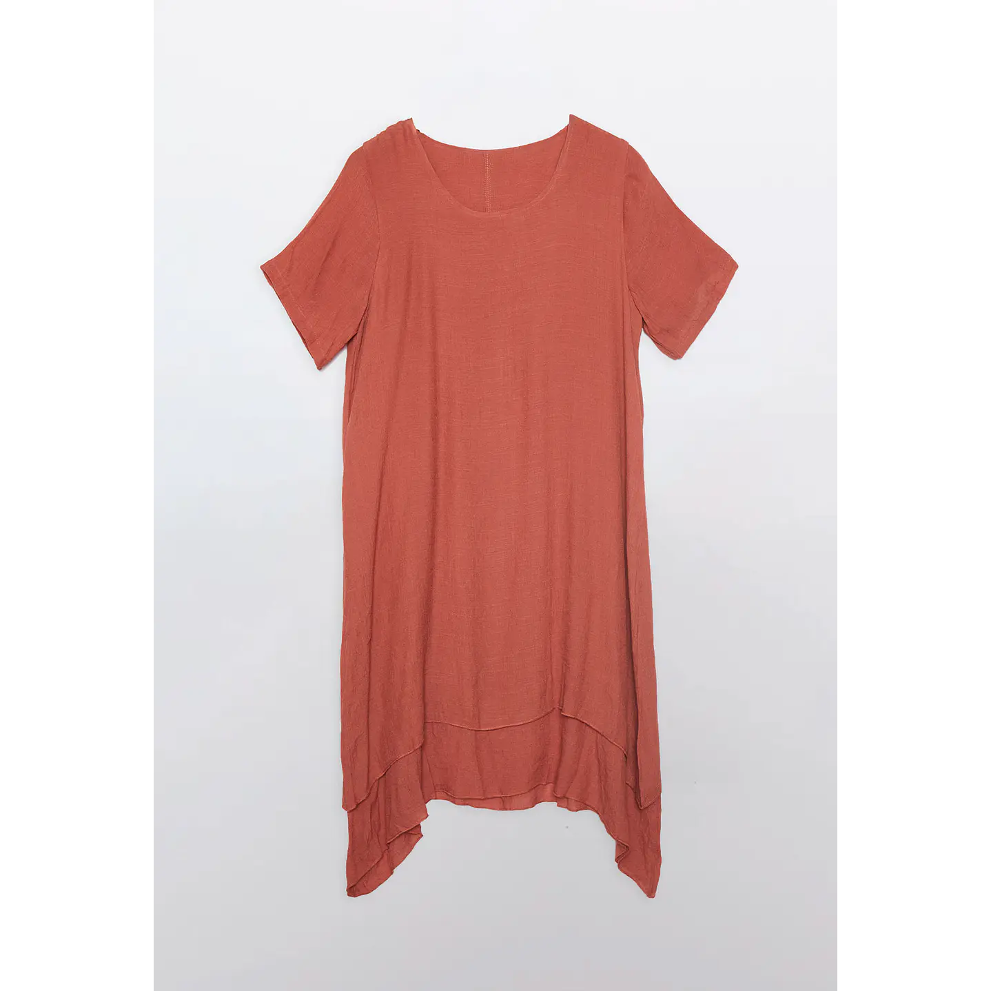 Vestido Mujer Manga Corta Coral Familyshop 1