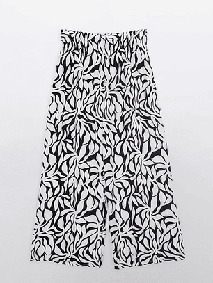 Pantalón Palazzo Mujer Blanco Familyshop