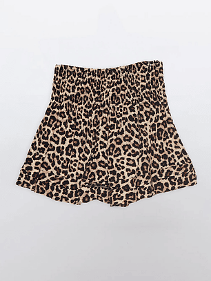 Short Mujer Pretina Ancha Café Familyshop