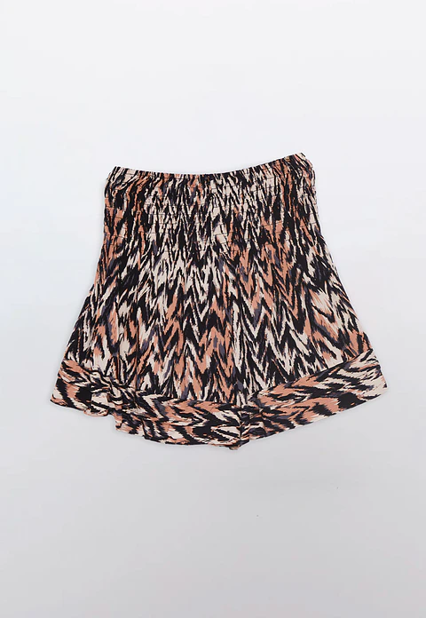 Short Mujer Pretina Ancha Beige Familyshop