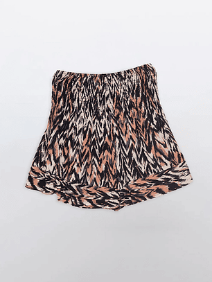 Short Mujer Pretina Ancha Beige Familyshop