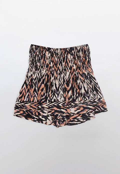 Short Mujer Pretina Ancha Beige Familyshop