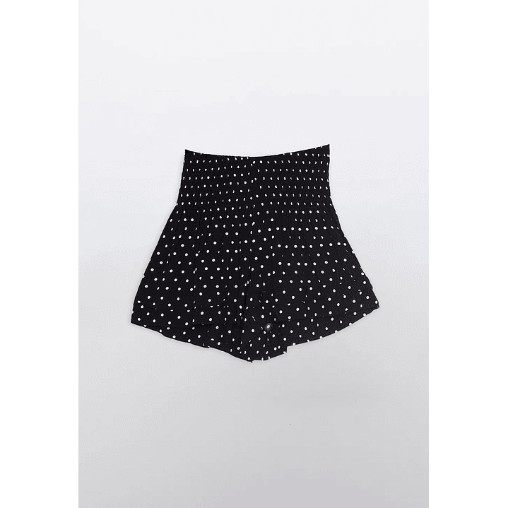 Short Mujer Pretina Ancha Puntos Negro Familyshop 1