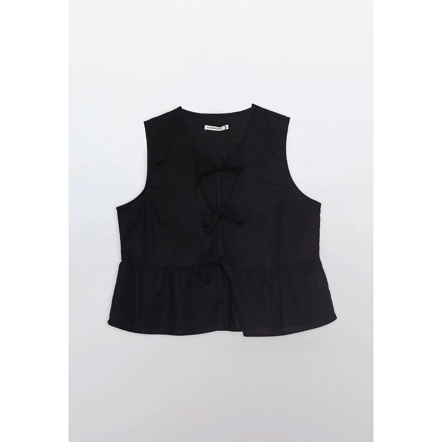 Blusa Mujer Sin Mangas Negro Familyshop 1
