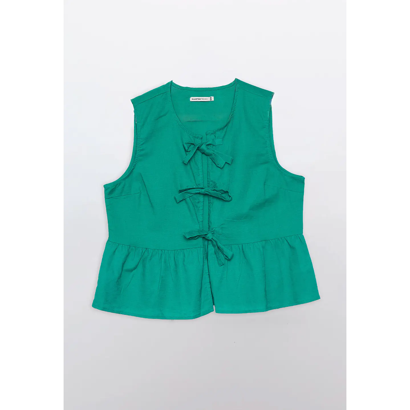 Blusa Mujer Sin Mangas Verde Familyshop 1