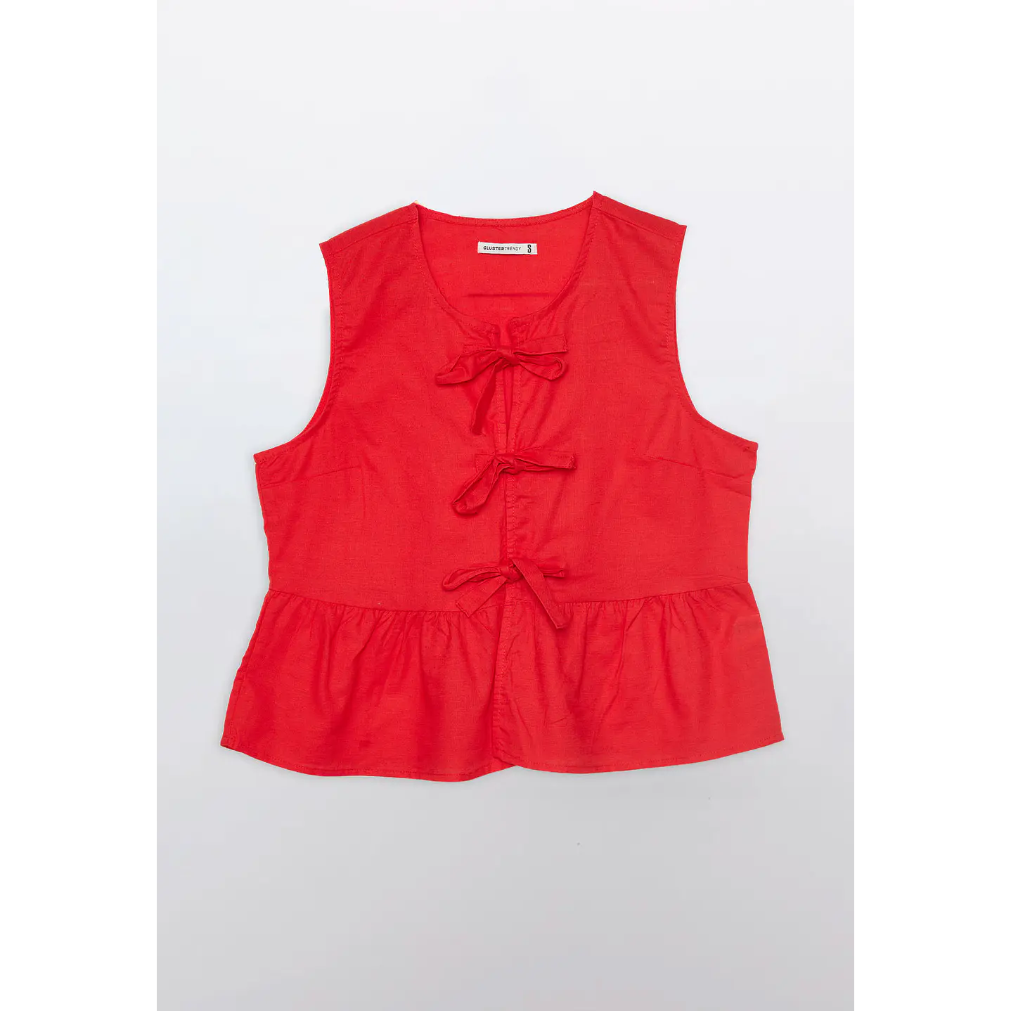 Blusa Mujer Sin Mangas Rojo Familyshop 1