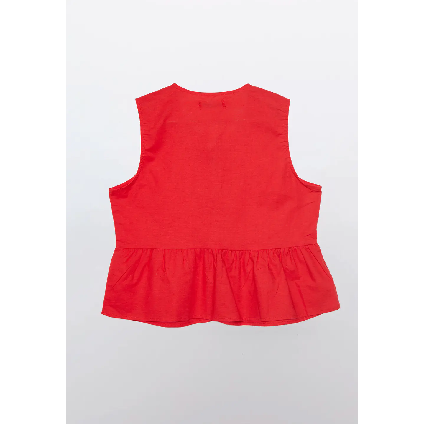 Blusa Mujer Sin Mangas Rojo Familyshop 2