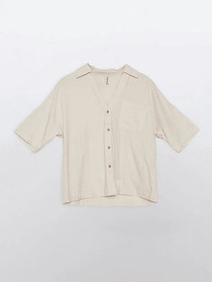 Blusa Mujer Lino Crudo Familyshop