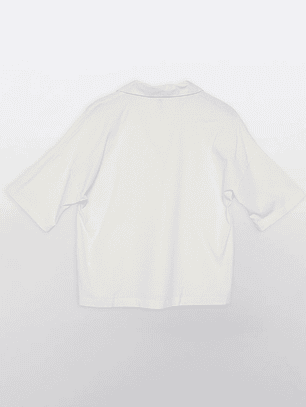 Blusa Mujer Lino Blanco Familyshop