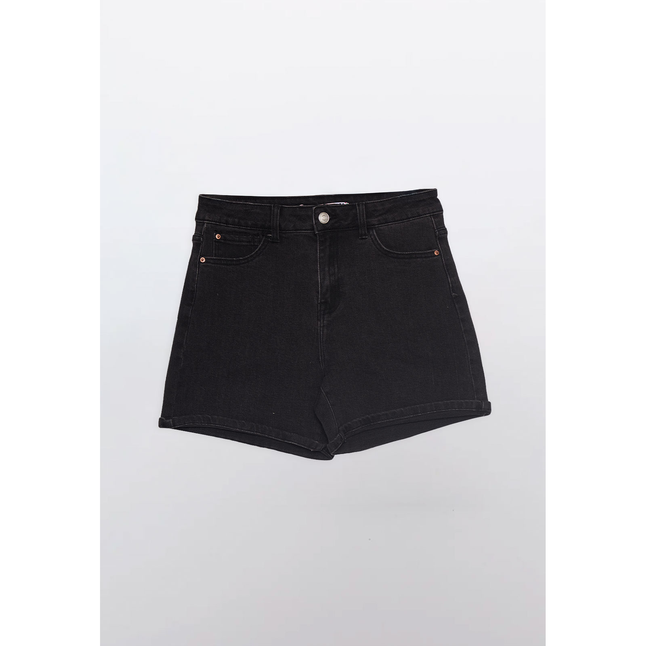Short Mujer Bicolor Denim Negro Familyshop 1