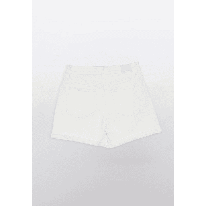 Short Mujer Tiro Alto Blanco Familyshop 2
