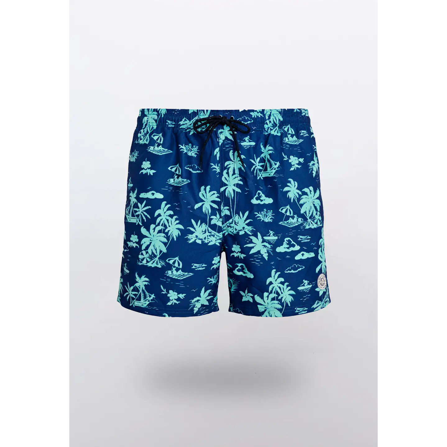 Traje De Baño Hombre Palmera Azul Familyshop 1