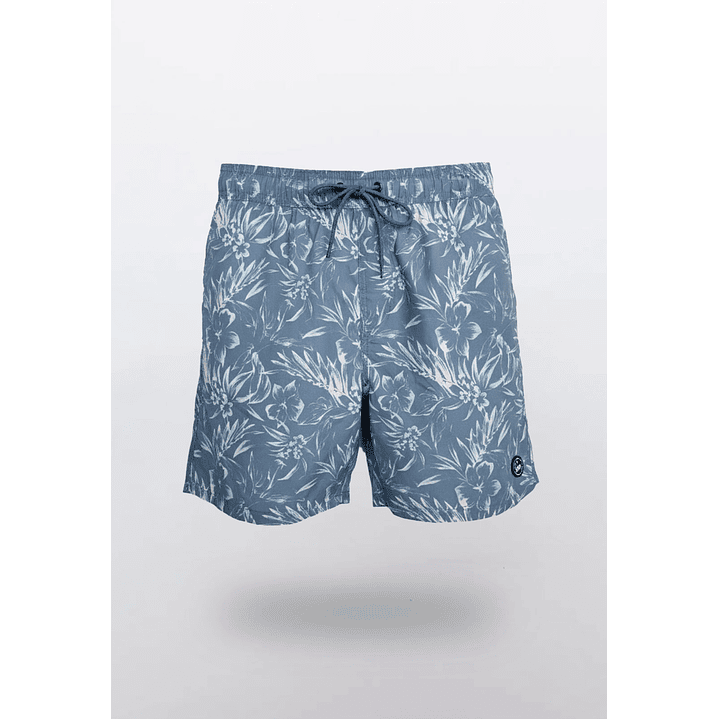Traje De Baño Hombre Hojas Azul Familyshop 1