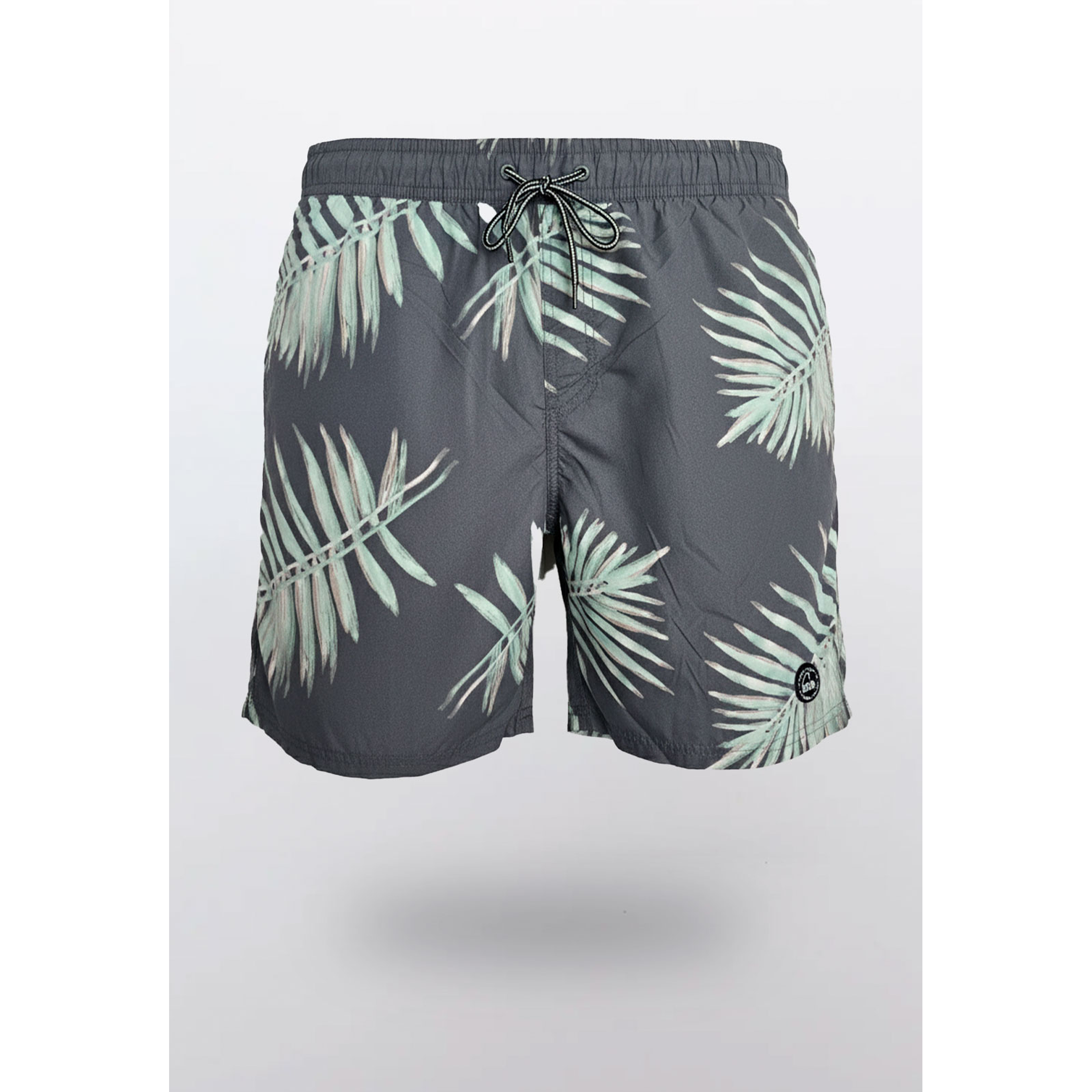 Traje De Baño Hombre Hojas Gris Familyshop 1