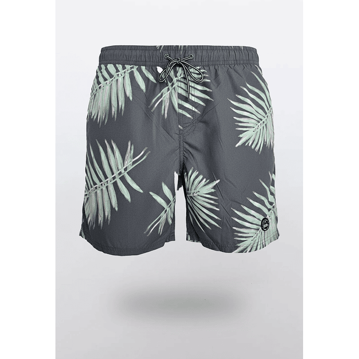 Traje De Baño Hombre Hojas Gris Familyshop 1