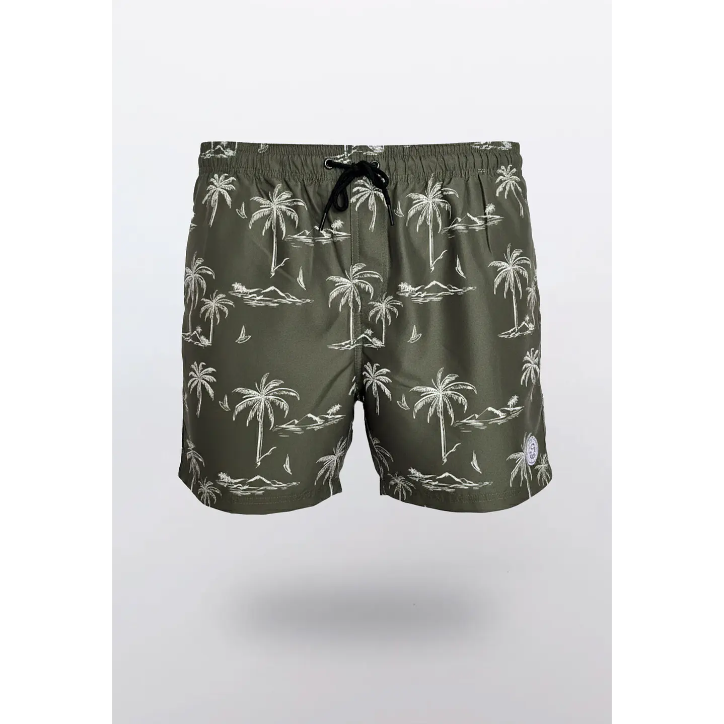 Traje De Baño Hombre Print Palmera Verde Familyshop 1