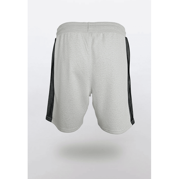 Bermuda Hombre Malla Cierre Gris Familyshop 2