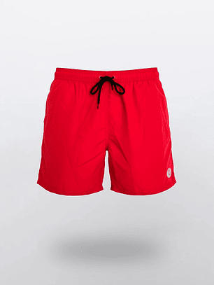 Traje De Baño Hombre Corto Rojo Familyshop