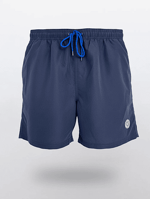 Traje De Baño Hombre Corto Azul Familyshop