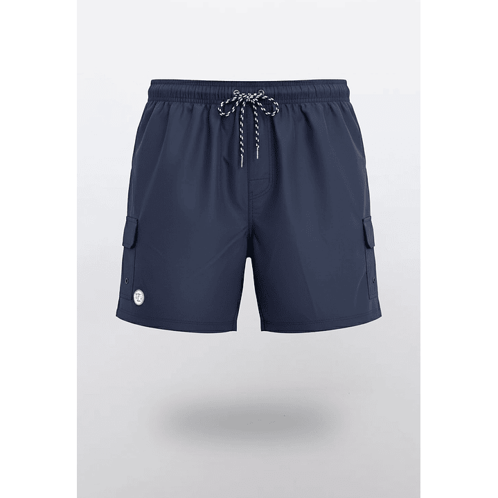 Traje De Baño Hombre Cargo Azul Familyshop 1