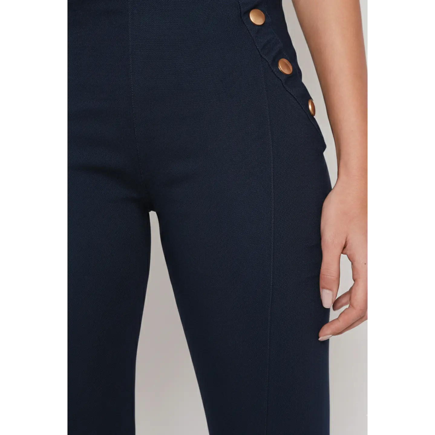 Calza Botones Mujer Azul Familyshop 3