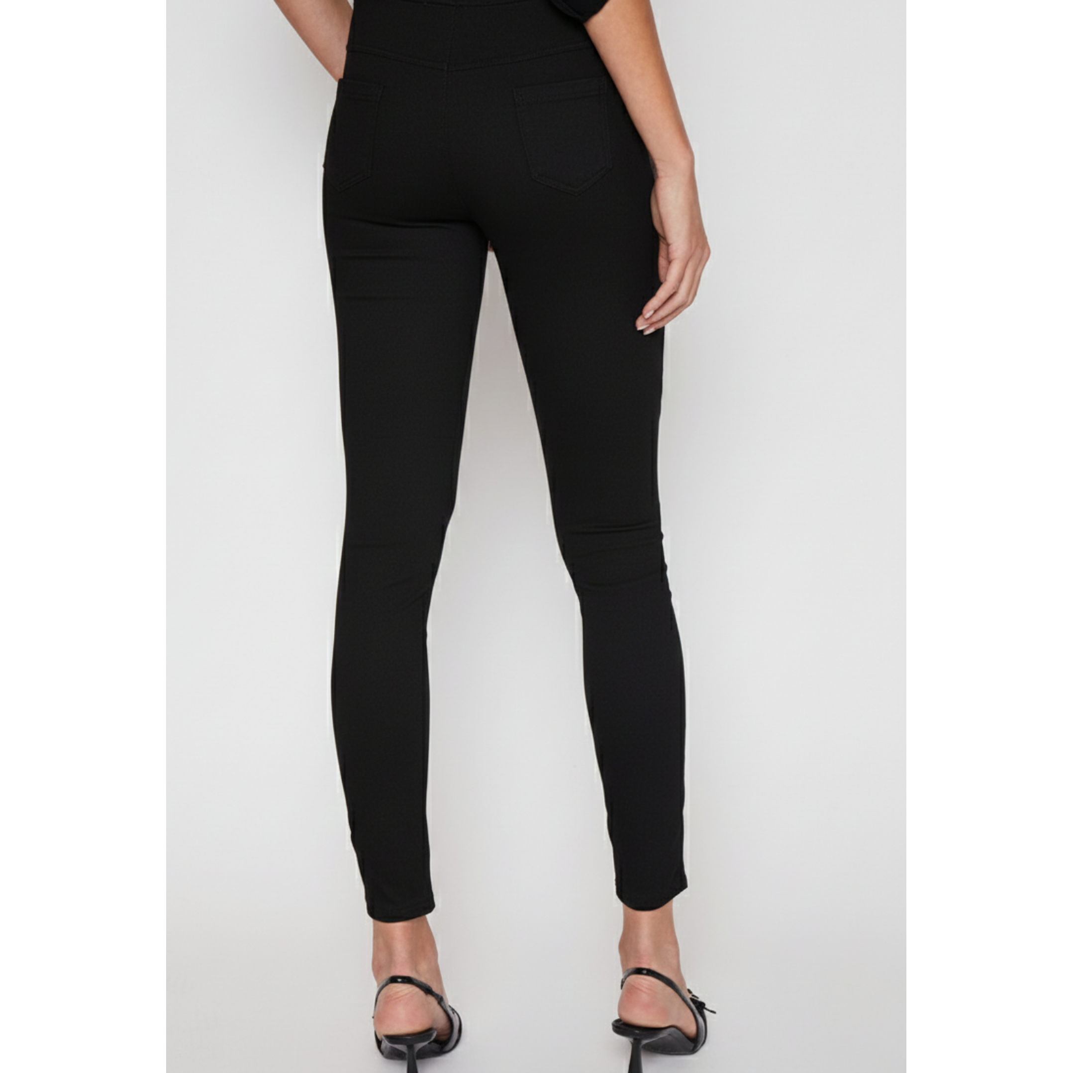 Calza Botones Mujer Negro Familyshop 3