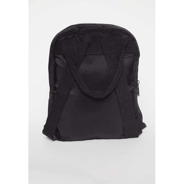Cartera Mochila Tela Mujer Negro Familyshop 3
